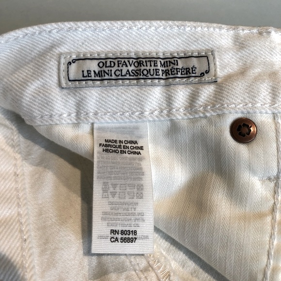 Lucky Brand White Jean Skirt - Picture 7 of 8
